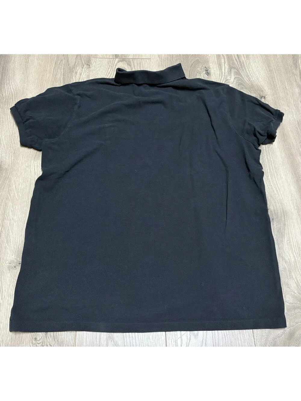 Ralph Lauren Polo Shirt Mens XXL Black Marine Supply Embroidered BIG PONY
